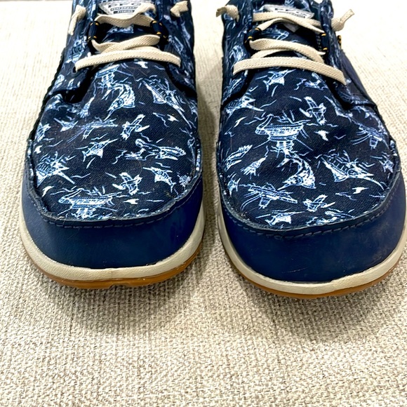 Columbia PFG Bahama Vent Laced Relax Boat Shoe, Navy - Picture 5 of 9